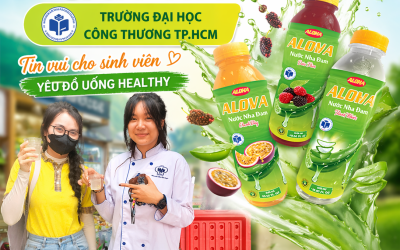 Sản phẩm Nha Đam Aloha đã có mặt tại căn tin trường Đại Học Công Thương TP.HCM  