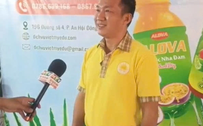 📺NHÀ ĐÀI HTV PHỎNG VẤN THƯƠNG HIỆU NƯỚC NHA ĐAM ALOVA