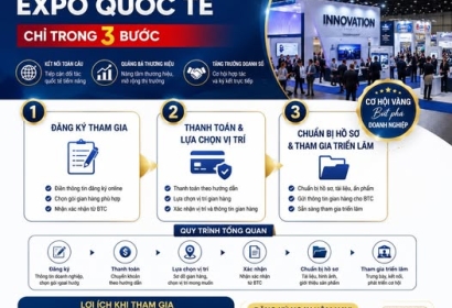 HƯỚNG DẪN ĐĂNG KÝ THAM GIA TRIỂN LÃM EXPO QUỐC TẾ CHỈ TRONG 3 BƯỚC!