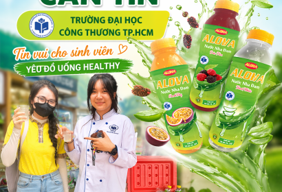 Sản phẩm Nha Đam Aloha đã có mặt tại căn tin trường Đại Học Công Thương TP.HCM  