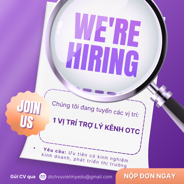 VỊ TRÍ  TRỢ LÝ KÊNH OTC